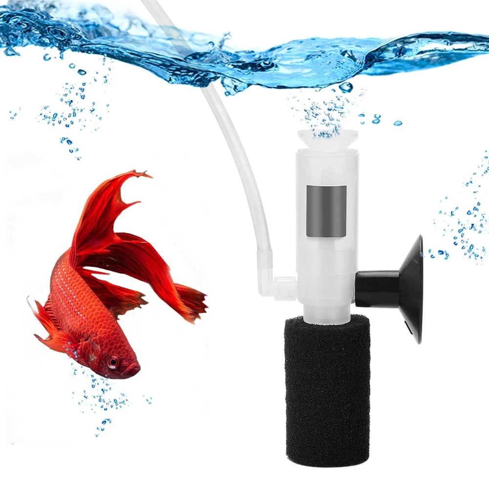 Water Pump Submersible Mini - Pecera pequeña, filtro neumático sin sonido,