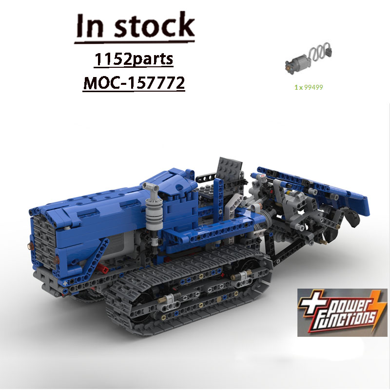 Urban Farming Is - MOC-157772 Tractor Agrícola Urbano de Bloques