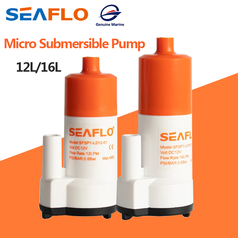 Water Pump Submersible Mini - SEAFLO-Mini bomba sumergible portátil para tanque