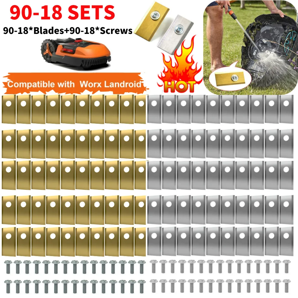 Urban Farming Kit - Juego de Cuchillas para Cortacésped 90-18x,