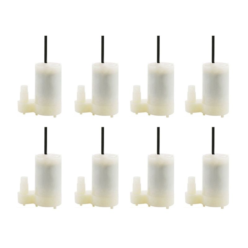Water Pump Submersible Mini - Mini bomba sumergible silenciosa blanca, 8
