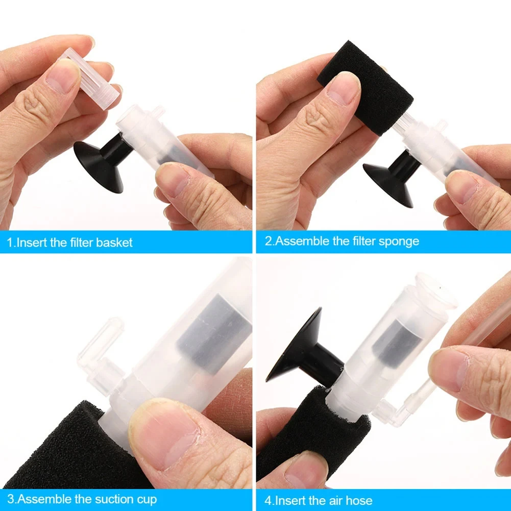 Pecera pequeña, filtro neumáti - Water Pump Submersible Mini reseña y precio