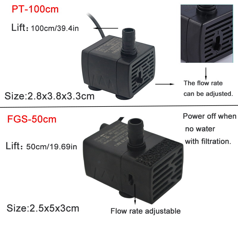 Bomba de Filtración Ultra Sile - Water Pump Submersible Mini reseña y precio