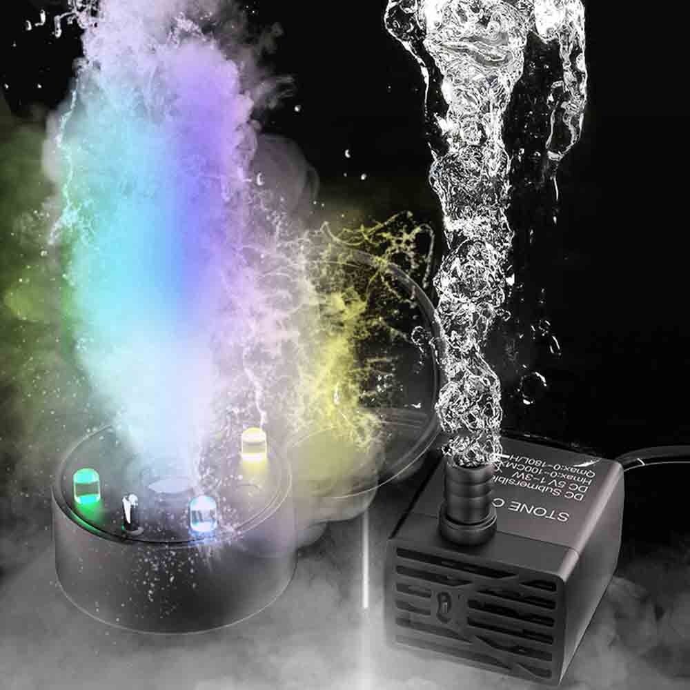 Generador de Niebla 2 en 1 con - Water Pump Submersible Mini reseña y precio