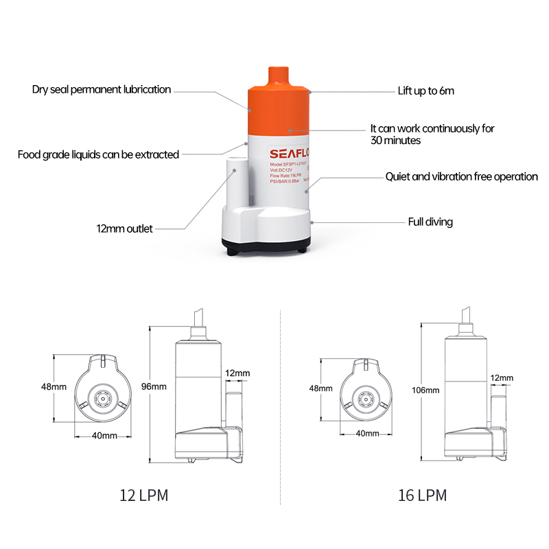 Bomba Micro sumergible de 12V, - Water Pump Submersible Mini reseña y precio